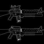 M16A3s with M203s and both different optics