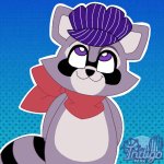 This person above me will get a hug from Rambley Raccoon meme