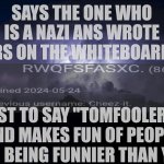 Says the one who is a nazi