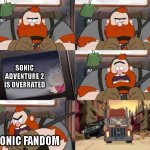 Gravity Falls Window Writing | SONIC ADVENTURE 2 IS OVERRATED; SONIC FANDOM | image tagged in gravity falls window writing | made w/ Imgflip meme maker