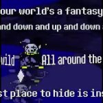 Jevil Insanity GIF Template