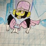 Mojo Jojo drawing (Powerpuff Girls! Such a vibe as a kid) | image tagged in drawing,art,powerpuff girls,powerpuff girls creation,cartoon network,90s kids | made w/ Imgflip meme maker