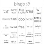treeeeeeeeee bingo :3 template