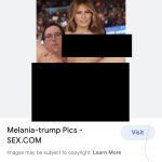 Melania's sloppy holes