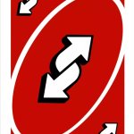 Uno reverse card (red)