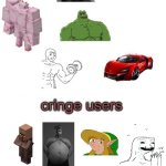 BASED users vs cringe users template