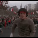 I Thought They - Was Someone Else | THAT TIME I GOT CAUGHT; MISGENDERING | image tagged in gifs,rocky,running,funny,memes | made w/ Imgflip video-to-gif maker