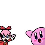 Kirby and Ribbon pointing template