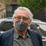 Robert De Niro with mask