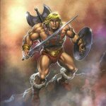 He-Man poised