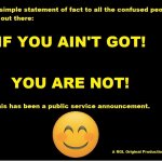 A PUBIC Service Announcement