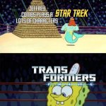 Jeffrey Combs | JEFFREY COMBS PLAYS A LOTS OF CHARACTERS; JEFFREY COMBS PLAYS RATCHET | image tagged in spongebob burger,transformers,transformers prime,star trek,star trek the next generation | made w/ Imgflip meme maker