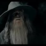 Gandalf looking around GIF Template