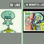 Squidward Fake Friend