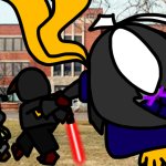 DarthSwede and Bee drag Cosmo.PNG to the psych ward