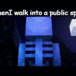 Well Hello again Friend | Me whenI walk into a public space:; My social anxiety: | image tagged in gifs,funny memes,minecraft,gaming | made w/ Imgflip video-to-gif maker