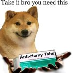 Anti - Horny Tabs meme