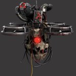 Skull merchant drone