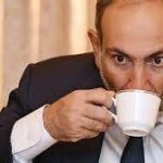 Pashinyan Drinking Tea