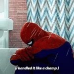 Spiderman Crying