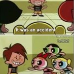 Powerpuff Girls you're an accident meme