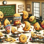 Potato Chips Goofing Around At School