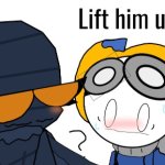 Skuze lift him up