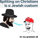 Spitting on Christians is a Jewish Custom