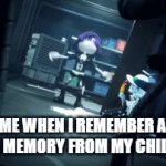 Relatable | ME WHEN I REMEMBER A CRINGE MEMORY FROM MY CHILDHOOD | image tagged in gifs,murder drones | made w/ Imgflip video-to-gif maker