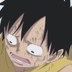 luffy sad