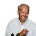 Smiling Joe Biden w/transparency