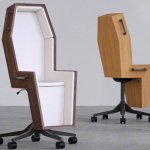 office chair coffin