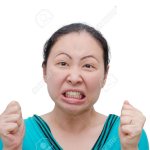 Angry Asian Woman