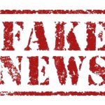 Fake News Stamp Seal with transparency