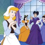 Cinderella & her evil stepsisters and stepmother