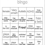 kingcircletheracist guy's bingo template