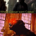 Where Caesar want Caesar Koba Dtpta meme