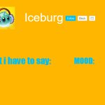 Iceburg announcement template 2.0 meme