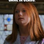 When you seen Draco walk in class: | ME IF DRACO CAME IN CLASS: | image tagged in ginny weasley | made w/ Imgflip meme maker