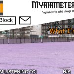 Myriameter Annoucement template