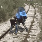 Old Man Gets Hit by Train