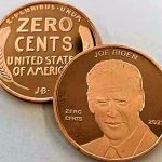 Joe Biden zero cents coin