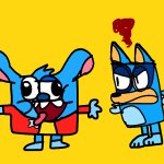 Bluey vs Chip Chilla template