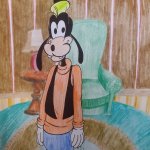 Goofy drawing