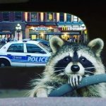 Raccoon and Police