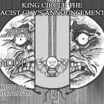 King circle's new announcements meme