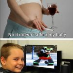 No it doesn't affect my baby | image tagged in no it doesn't affect my baby,furry,anti furry | made w/ Imgflip meme maker