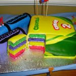 Crayon Cake