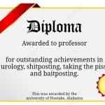 Shitposting diploma