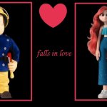 What if Fireman Sam falls in love with Chelsea Van Der Zee? | image tagged in what if a character falls in love,fireman sam,chelsea van der zee,s4c,dreamworks,prism art and design ltd | made w/ Imgflip meme maker